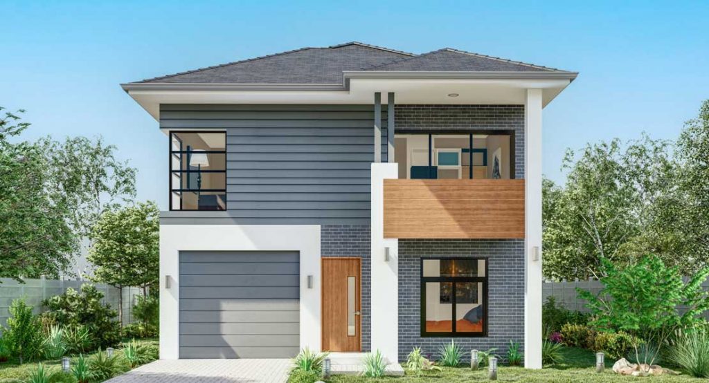 Vista 27  From $367800  Bed: 4   Bath: 2.5   Gar: 1   W: 8.2m   D: 15.472m2